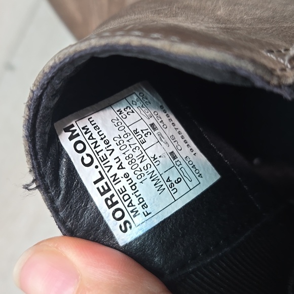 Sorel Women Emelie Chealse Leather Ankle Boots Shoes Sz 6 - Picture 8 of 12